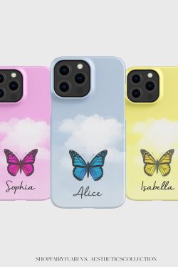 Aesthetic Butterfly Case for iPhone and Samsung - Y2K Clothing