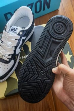 Bapesta Star Platform Sneakers - High Quality Y2K Men's Shoes