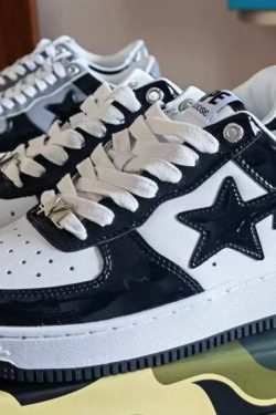 Bapesta Star Platform Sneakers - High Quality Y2K Men's Shoes