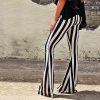 Beetlejuice Striped Bell Bottom Leggings - Y2K Mall Goth Fashion