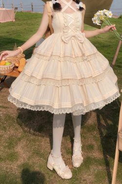 Beige Fairy Lolita Dress - Women's Cute Princess Lolita Fashion