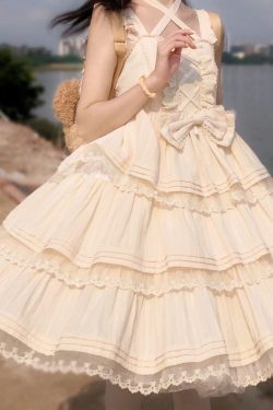 Beige Fairy Lolita Dress - Women's Cute Princess Lolita Fashion
