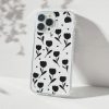Black Heart iPhone Case - Y2K Fashion - Pro Max XS Max XR 7 8Plus SE