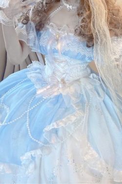 Blue Fairy Lolita Dress - Y2K Clothing Fashion | Shop Now