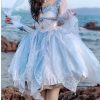 Blue Fishscale Lolita Dress - Y2K Clothing Fashion | Shop Now