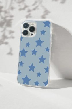 Blue Star Y2K iPhone Case - Retro Harajuku Style