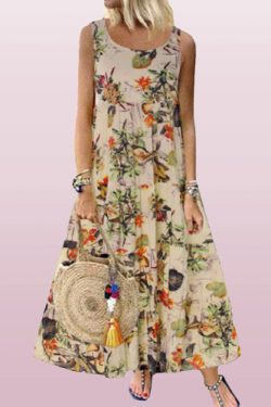 Boho Maxi Dress - Plus Size Women's Summer Fashion