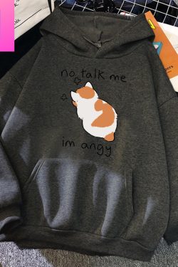 Cat Harajuku Hoodie - Cute Korean Fashion Sweatshirt