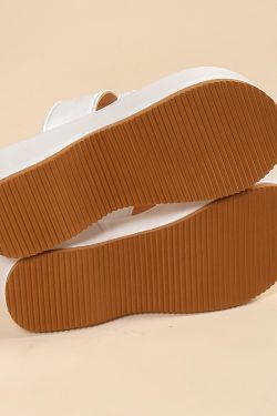 Chunky Platform Sandals - Women's Summer Clip Toe Slippers