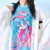 Cute Anime Girl Unisex T-Shirt - Yume Kawaii Fairy Kei Harajuku Tee