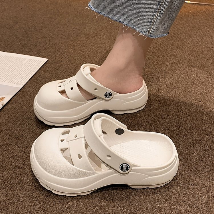 Cute Summer Hole Sandals - Y2K Clothing Fashion