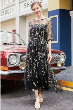 Floral Maxi Boho Dress for Women Plus Size Curves & Beautiful Gift