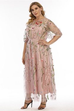 Floral Maxi Boho Dress for Women Plus Size Curves & Beautiful Gift