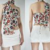 Floral Tank Top - Y2K Clothing Korean Fashion