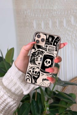 Gothic Aesthetic Grunge Phone Case for iPhone 14 Pro Max