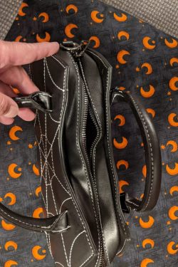 Gothic Bat Handbag - Grunge Style Pu Leather Crossbody