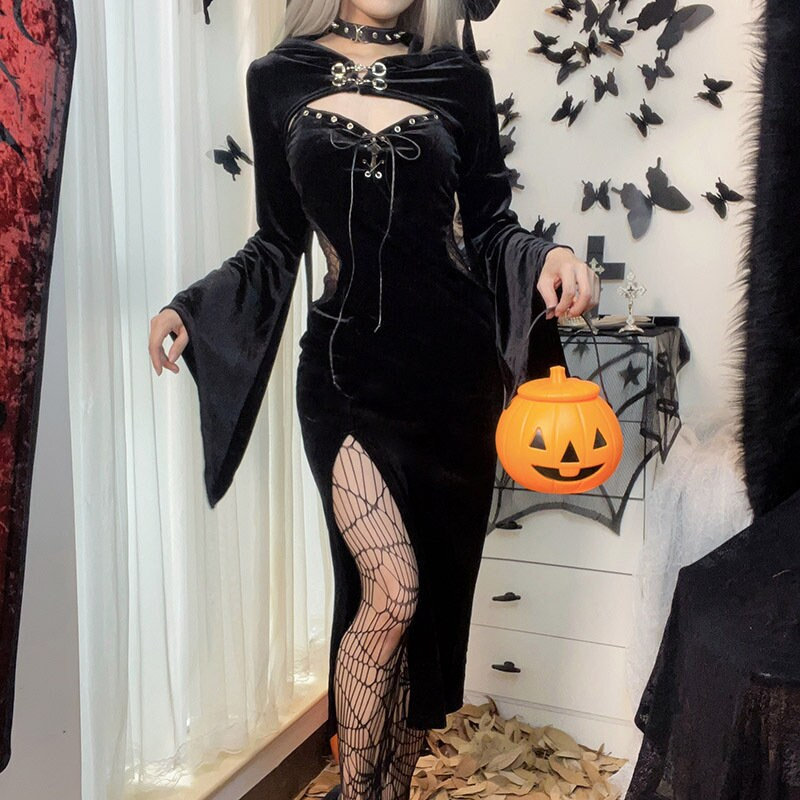 Gothic Lolita Witch Costume - Y2K Fashion - Halloween