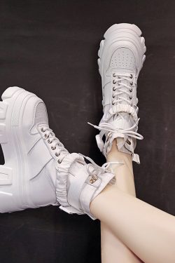 Gothic Platform Boots Harajuku Kawaii Fashion Y2K Clothing