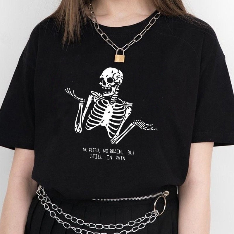 Gothic T Shirt for Women - Y2K Streetwear Vintage Style