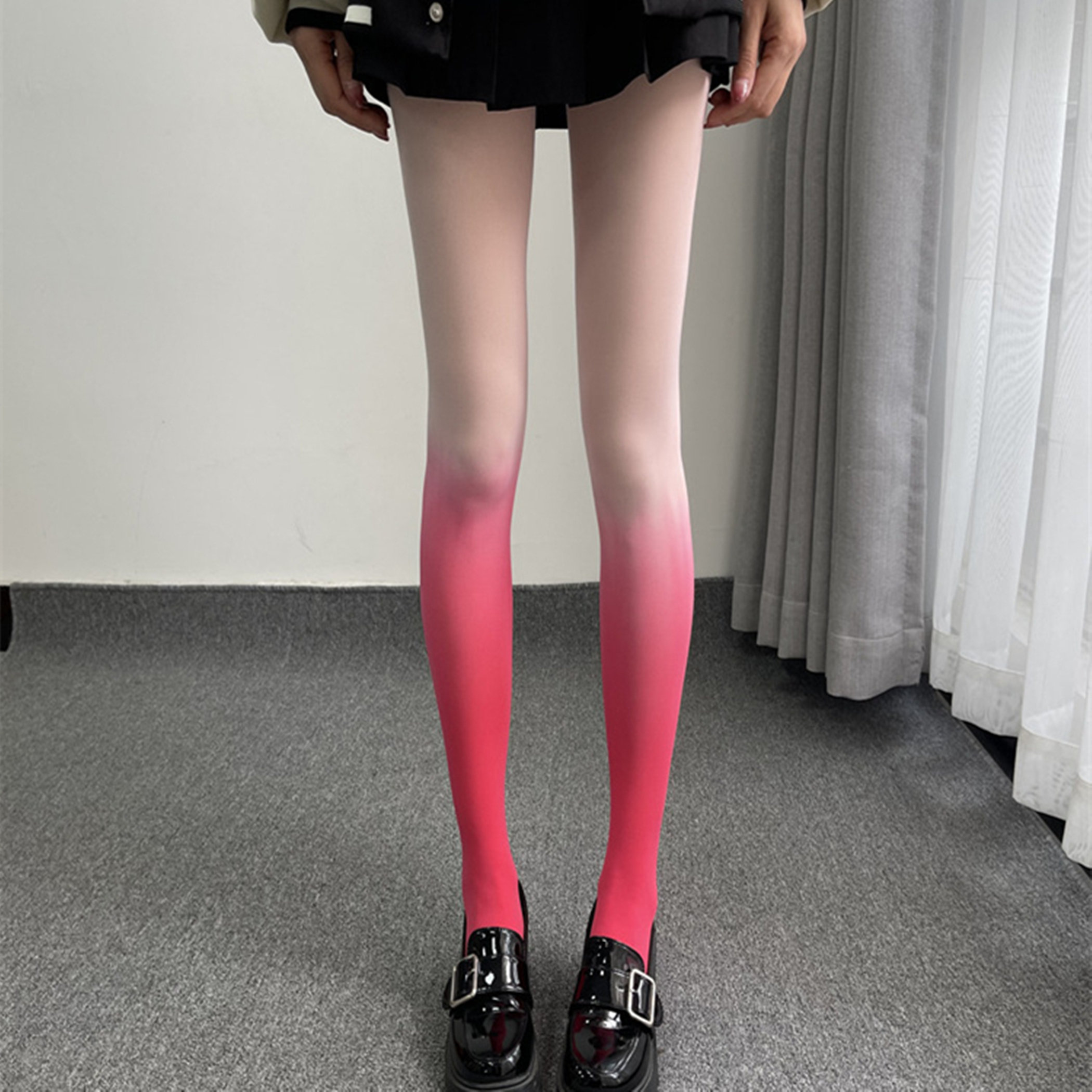 Gradient Color Lace Cosplay Pantyhose - 8 Colors