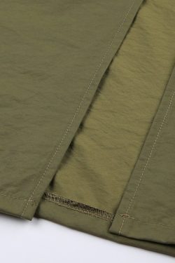 Green Cargo Skirt - Vintage Casual Retro 90s Streetwear with Pockets