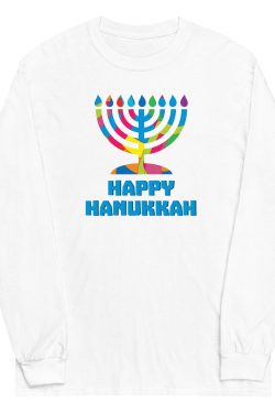 Happy Hannukah 2022 Menorah Long Sleeve Shirt