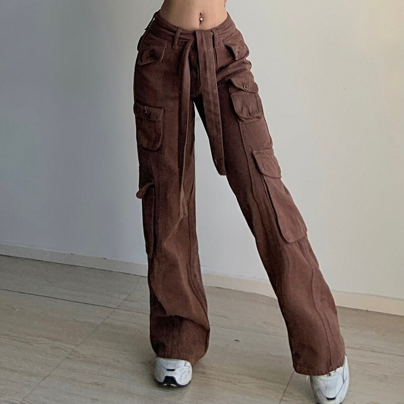 Harajuku Vintage Cargo Pants - Y2K Streetwear