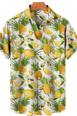 Hawaiian Floral Print OverSized Shirt - High Quality Unisex Summer Top