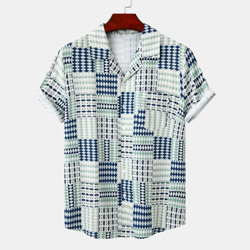 Hawaiian Shirt for Men - Short Sleeve Beachwear