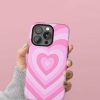 Indie Love Heart Aesthetic iPhone Case - Y2K Fashion