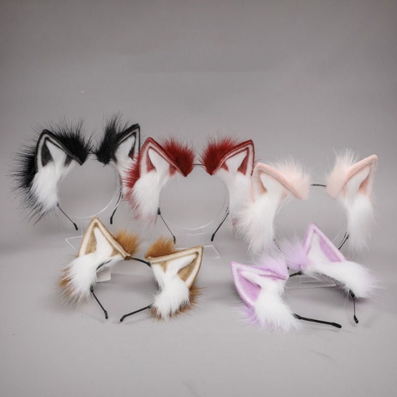 Kawaii Cat Ear Headband - Cute Furry Ears for Cosplay