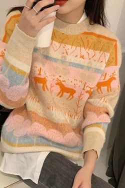Kawaii Holiday Sweater - Harajuku Y2K Fashion