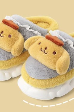 Kawaii Home Slippers - Cute and Cozy Y2K Clothing for Your Feet
