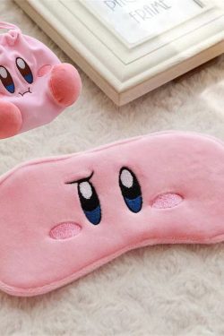 Kirby Anime Sleep Mask - Soft Adjustable Eyeshade