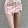 Korean High Waist Slim Skirts - Y2K Clothing Fashion