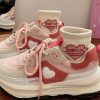Korean Strawberry Pink Sneakers - Kawaii Love Sports