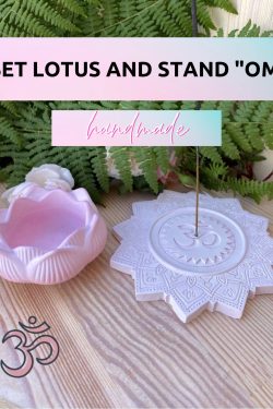 Lotus Set Incense Holder for Lakshmi Candles - Y2K Clothing