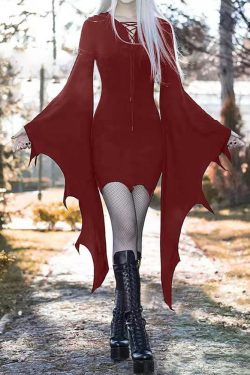 Medieval Forest Elven Elf Pixie Gothic Dress for Women
