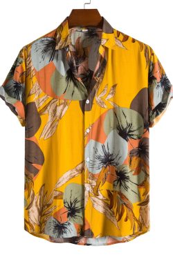 Men's Slim Fit Hawaiian Shirt | Y2K Clothing | Beach Vacation