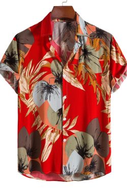 Men's Slim Fit Hawaiian Shirt | Y2K Clothing | Beach Vacation