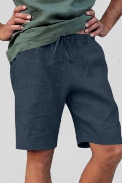 Men's Y2K Organic Summer Beach Shorts - Beige
