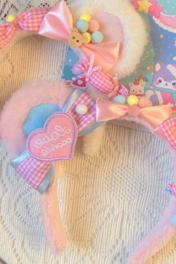Pink Lolita Headdress - Cute Princess Cosplay Headband