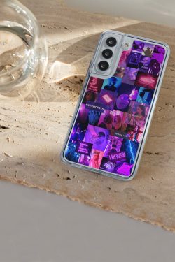 Purple Collage Phone Case for Samsung Galaxy S23