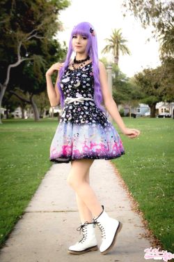Rainbow Skater Dress - Cute Kawaii Harajuku Lolita Fashion