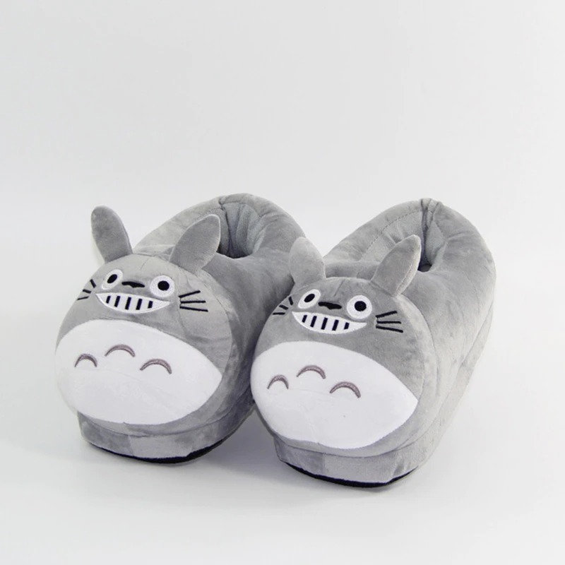 Rilakkuma Totoro Slipper - Anime Plush Winter Shoe