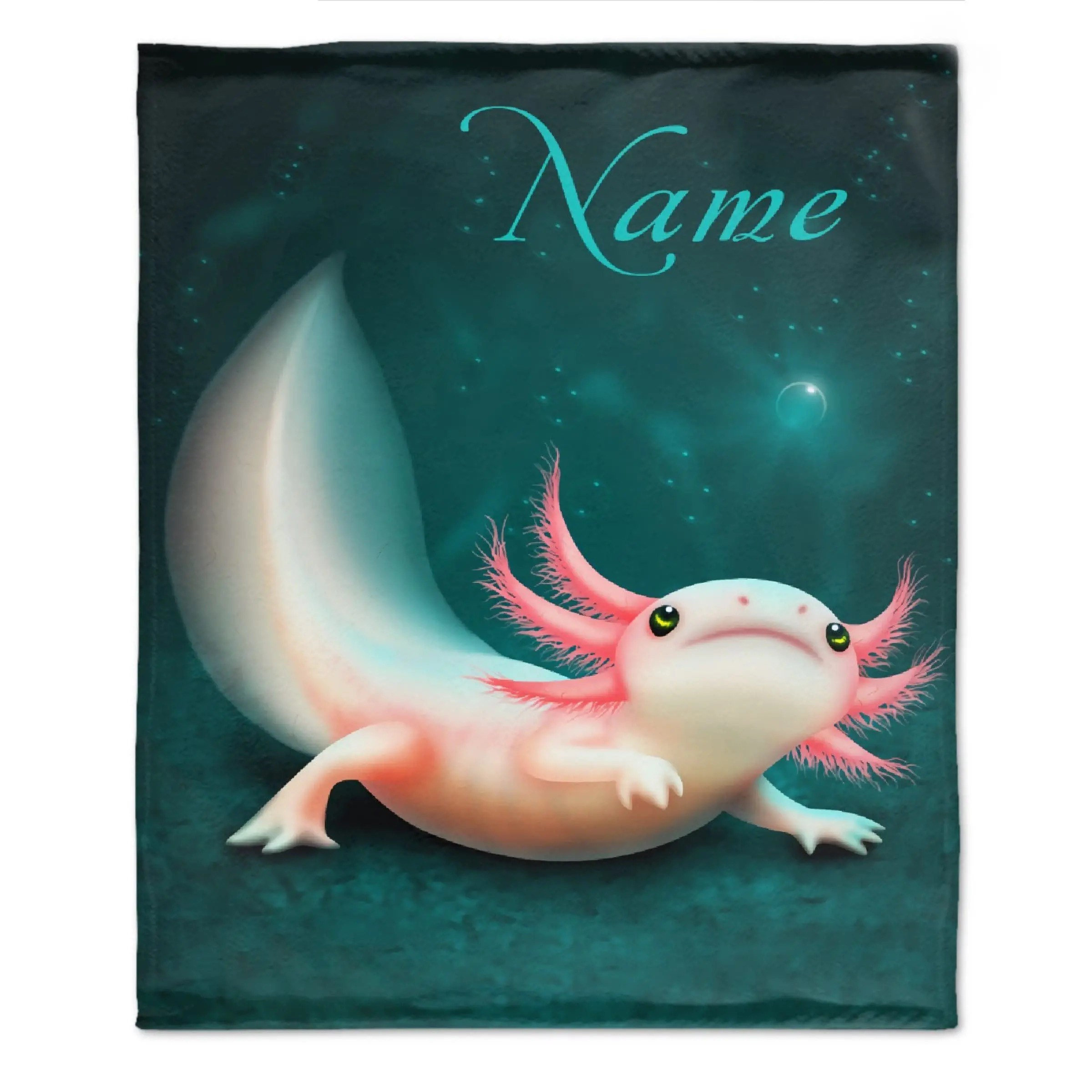 Soft Plush Axolotl Blanket - Kawaii Valentine's Day Gift