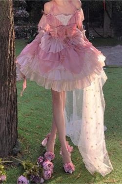 Sweet Fairy Little Flower Lolita Dress - Y2K Fashion JSK for Women