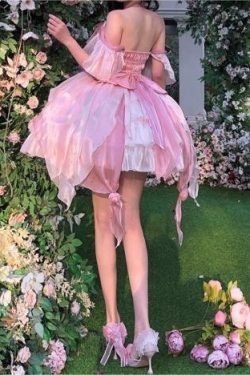 Sweet Fairy Little Flower Lolita Dress - Y2K Fashion JSK for Women