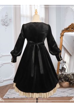 Velvet Lolita Skirt - Elegant Court Style Dress