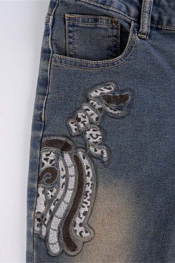 Vintage Alt Jeans Distressed Women Fairy Grunge Cargo Pants